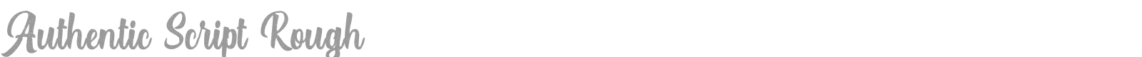 Authentic Script font preview
